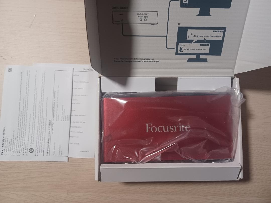 DTM・DAW FOCUSRITE Scarlett 2i2 3rd Gen