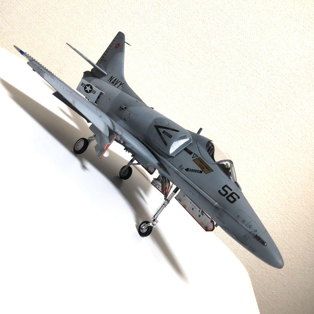 戦闘機プラモデル完成品ハセガワ1/48A−4スカイホーク　トップガン