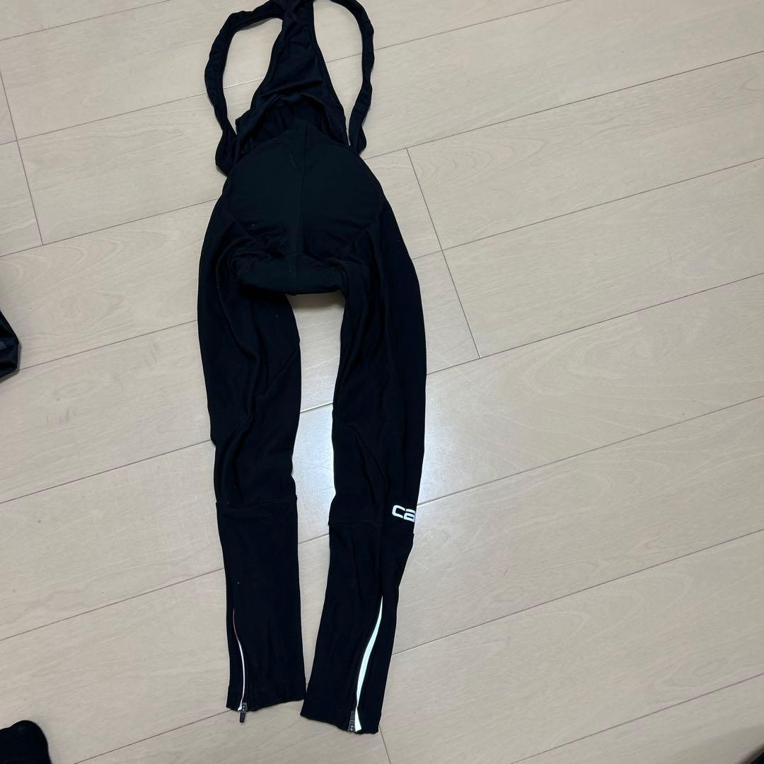 CASTELLI 長袖ジャージ M、ビブタイツ S
