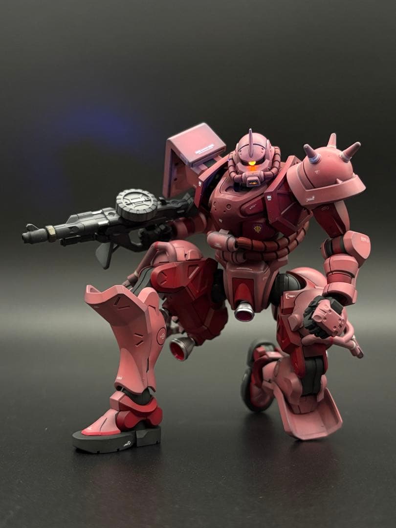 wata0130 HG シャア専用ザク(GQ)塗装済み完成