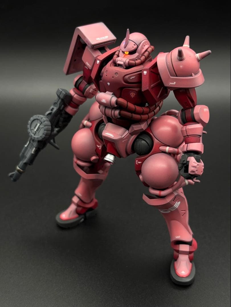 wata0130 HG シャア専用ザク(GQ)塗装済み完成