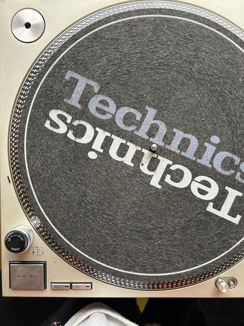 Technics SL-1200 MK3D ターンテーブル カバー付き