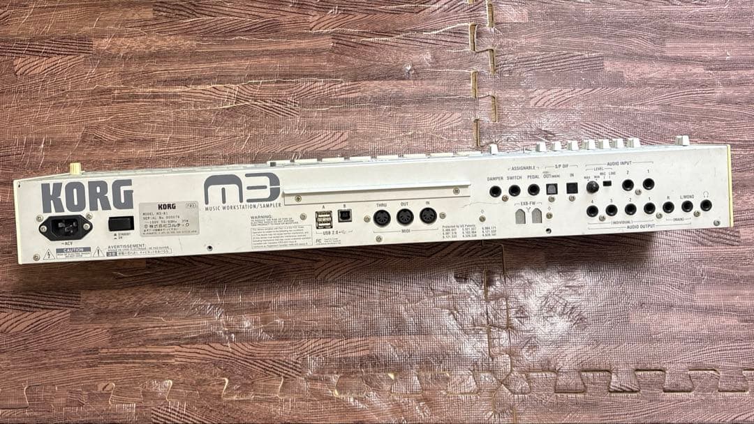 Korg M3 シンセサイザー　音源部分