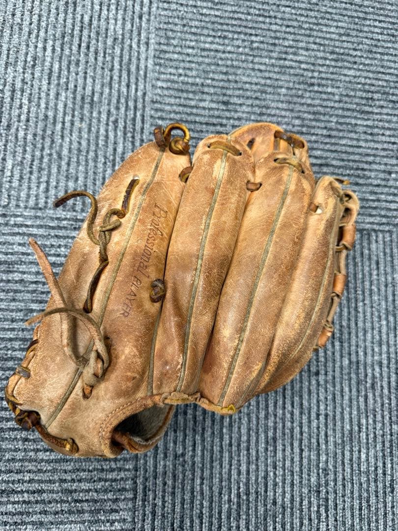 ★旧ロゴ布タグ★久保田スラッガー 野球グローブ レトロ硬式用