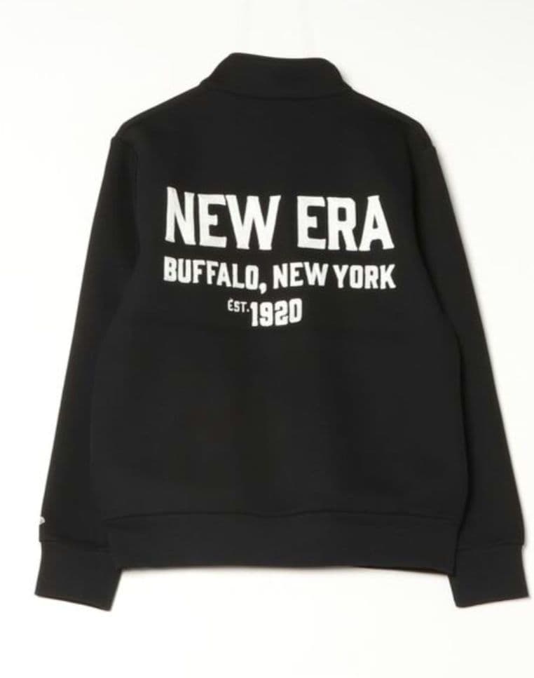 NEW ERA ブラック ハーフジッププルオーバー　完売品