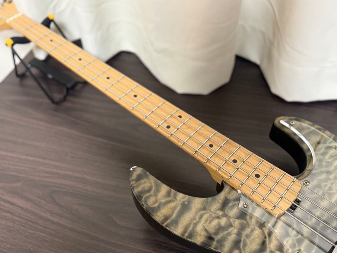 【キルトメイプル】ESP AMAZE-CTM プリ18V【弦交換セットアップ済】