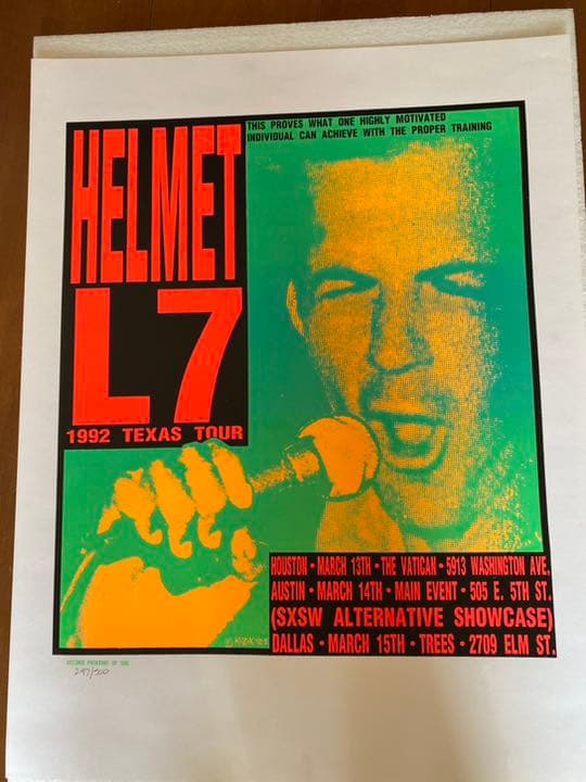 HELMET L7 kozik コジック　ポスター