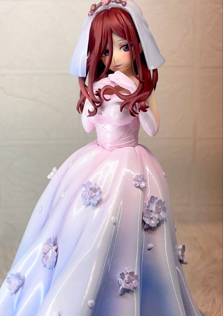 シ*バ様 五等分の花嫁　中野三玖 リペイント　1/7スケールフィギュア