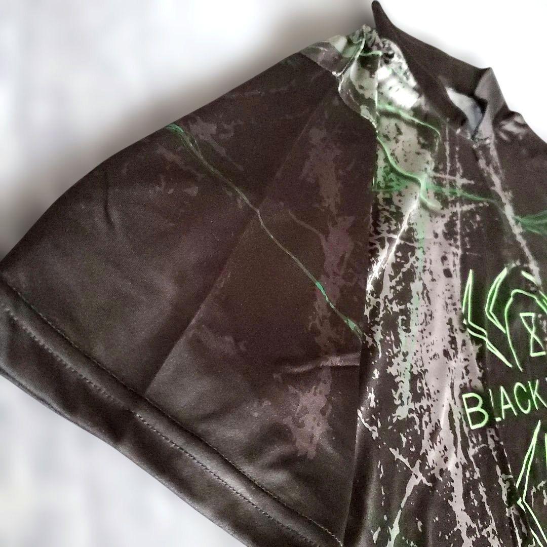 ✨新品✨ボウリングウェア　【3XL】　ブラックウィドー　ブラック　大きめ