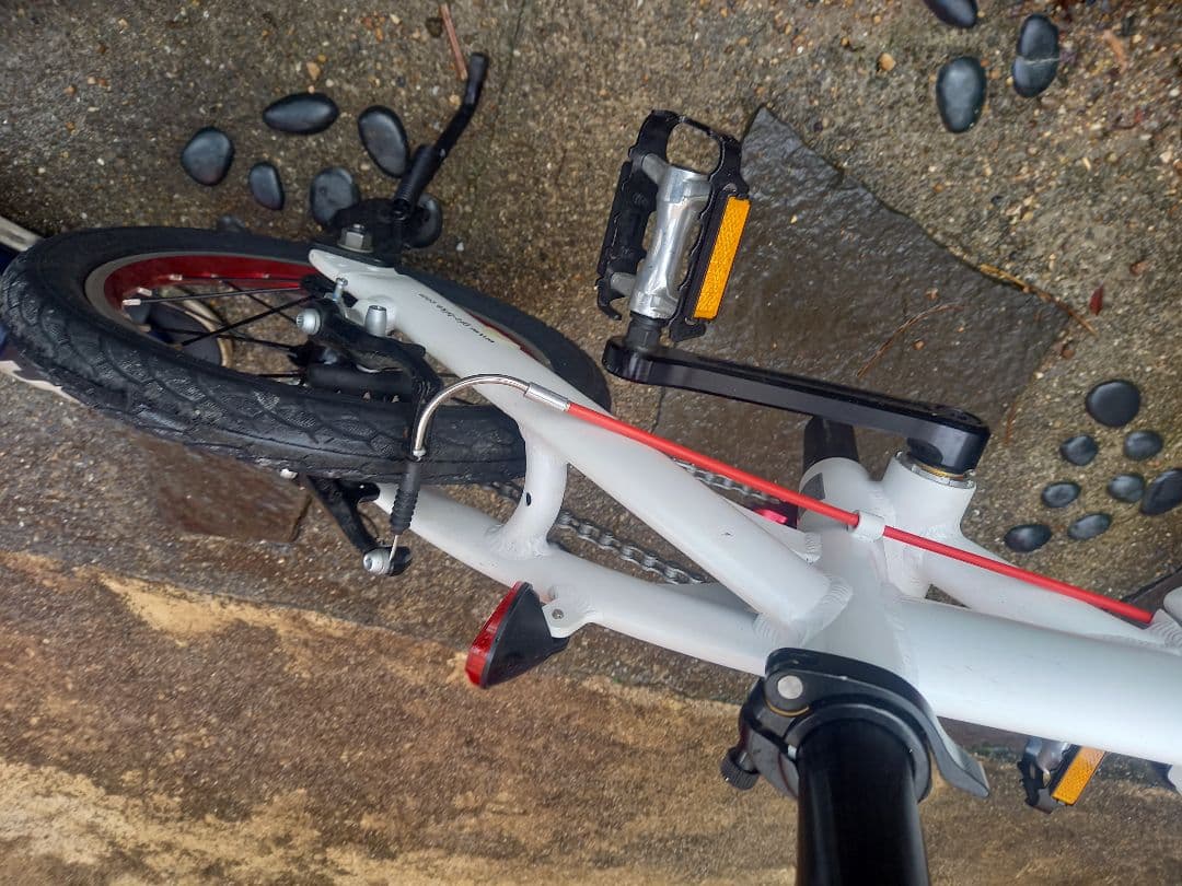 RENULT 折りたたみ自転車 ホワイト14インチ