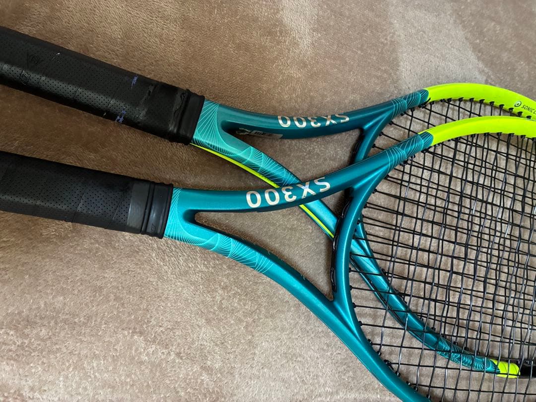 DUNLOP SX300 G2 2本セット＋EXPLOSIVE SPIN単張り付