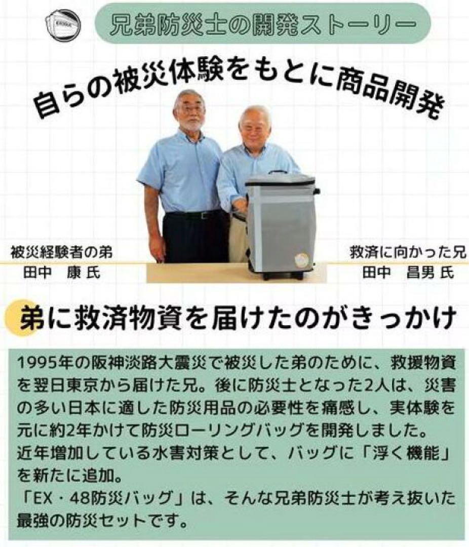 メテックスEX.48 防災セット2人用TANAKAモデル シルバーグレー