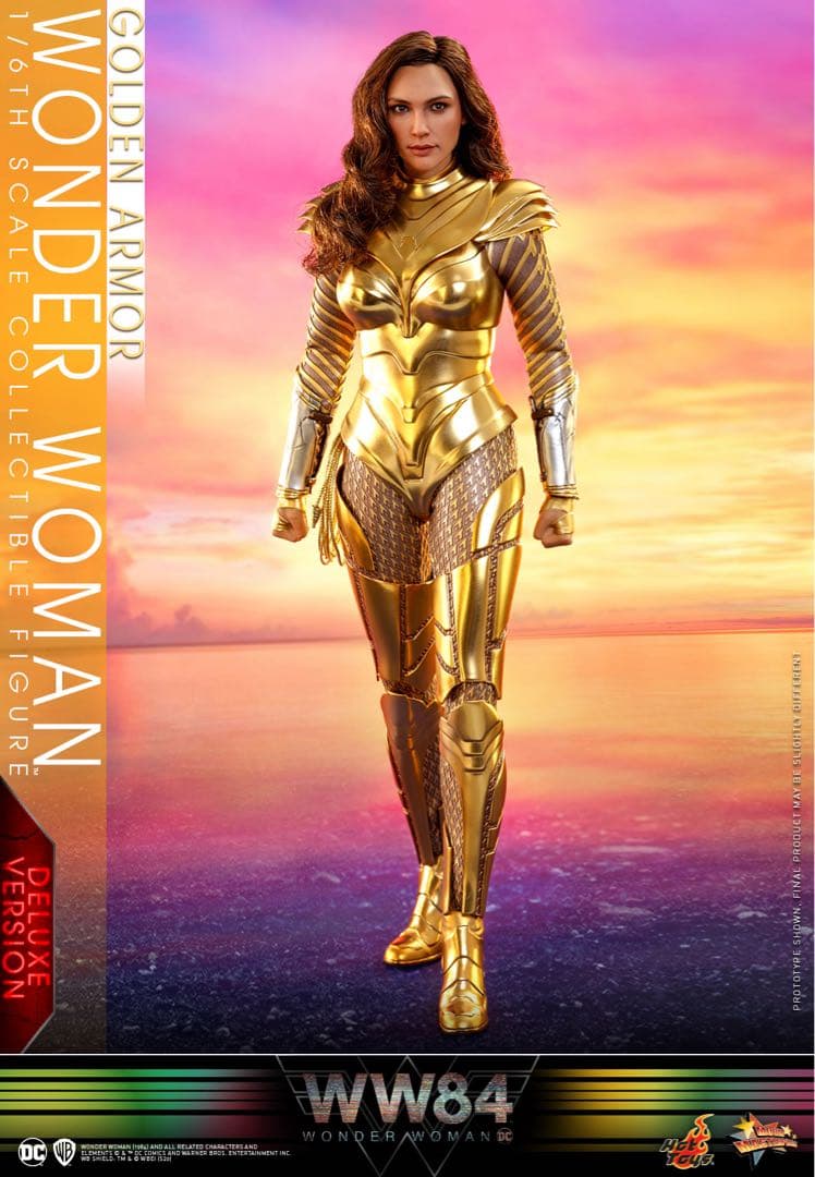 新品　ワンダーウーマン ゴールドアーマー版 ボーナスアクセサリー付　ホットトイズ