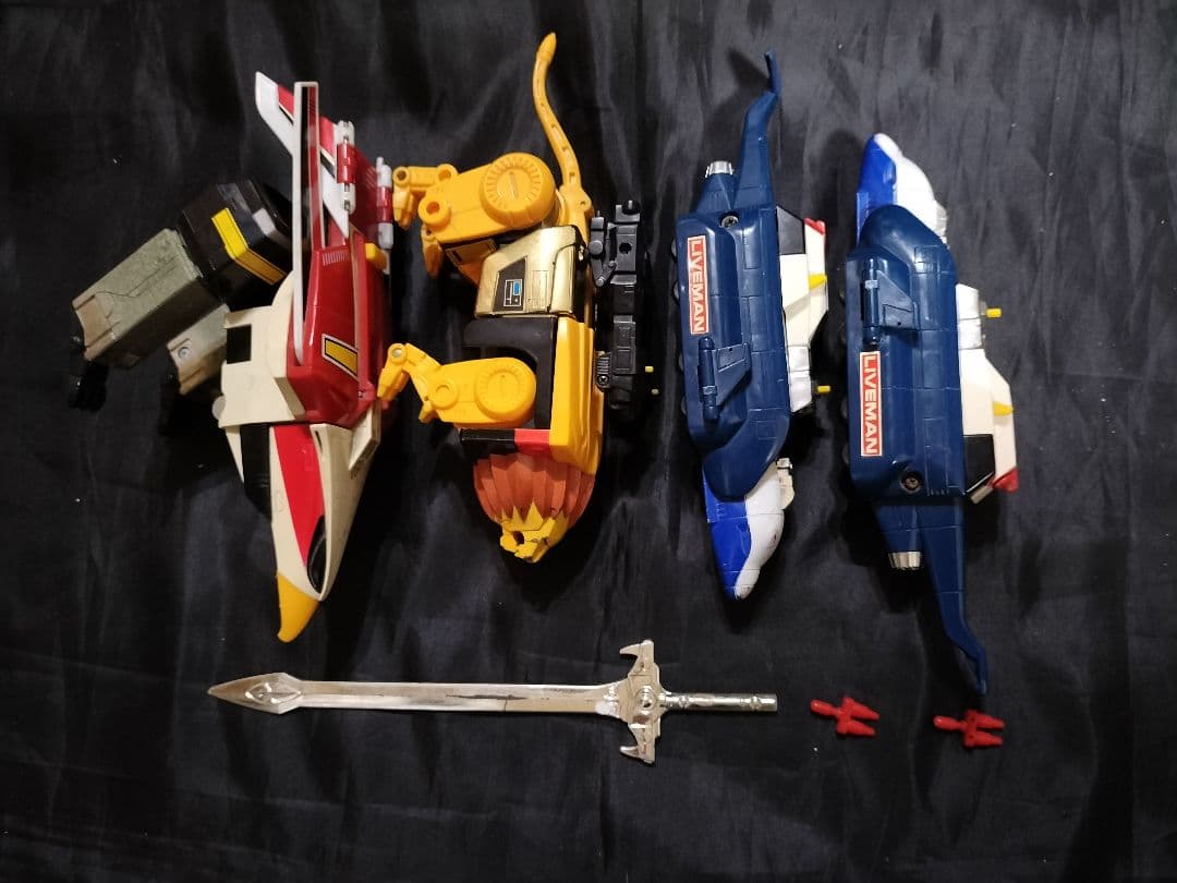 ジャンク品 当時物 DX超合金 超獣合体ライブロボ (超獣戦隊ライブマン)