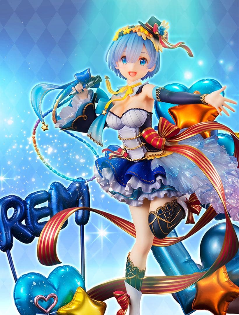 Re:ゼロから始める異世界生活 アイドル エミリア レム ラム 特典台座セット
