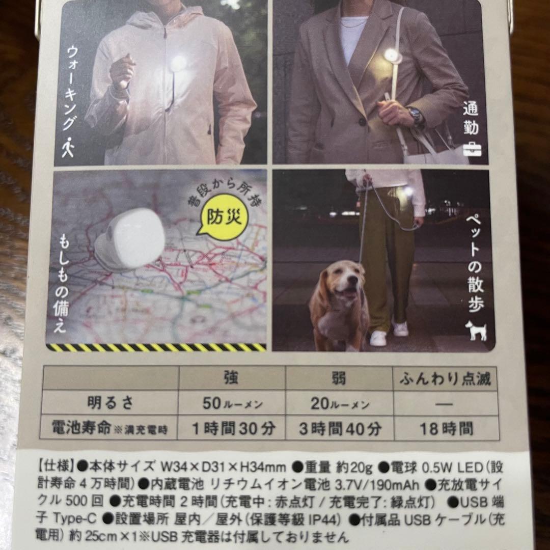 充電式 防犯ライト