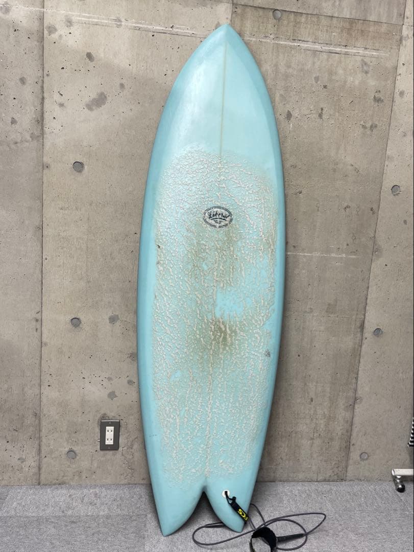 Liberal surf designライトブルー ショートボード