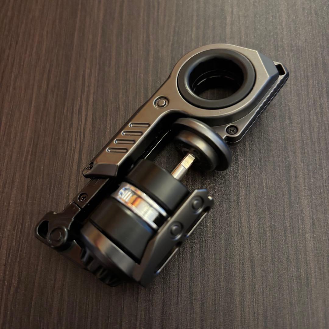 音叉内蔵 グレネード型 フィジェットトイ EDC ハンドスピナー　SS製