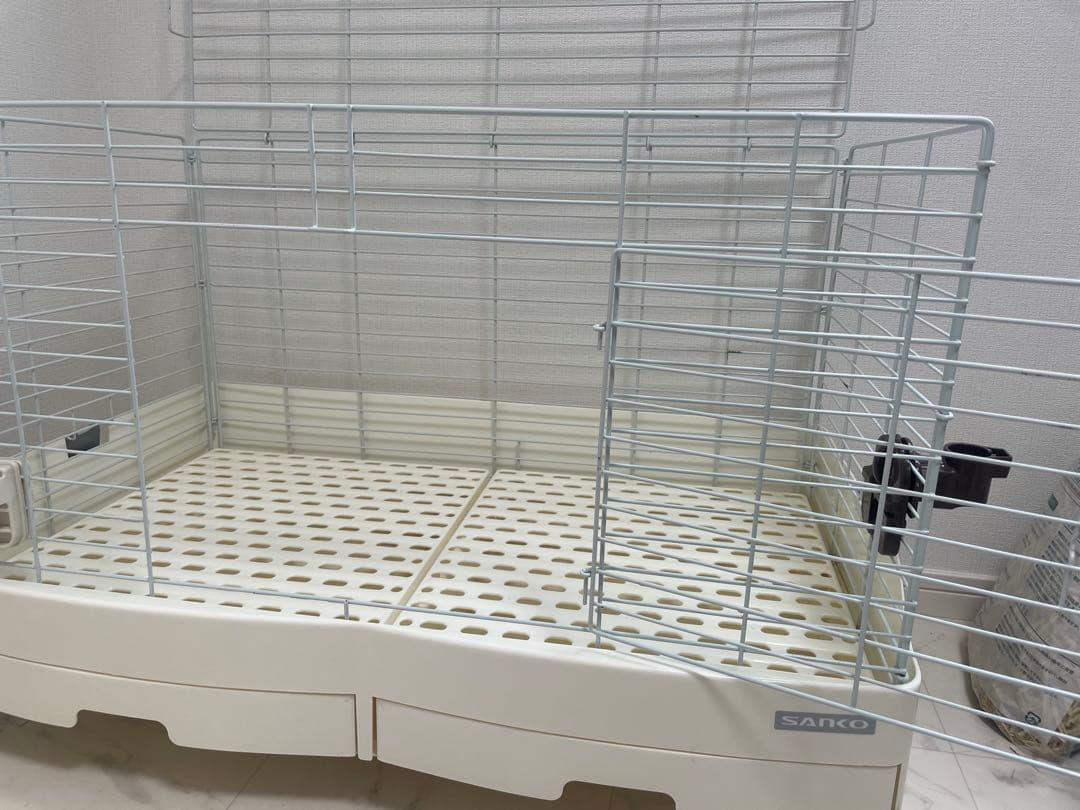 【すぐ飼える！うさぎ6点セット】ケージ・トイレ・給水器・給餌器・牧草入・フェンス