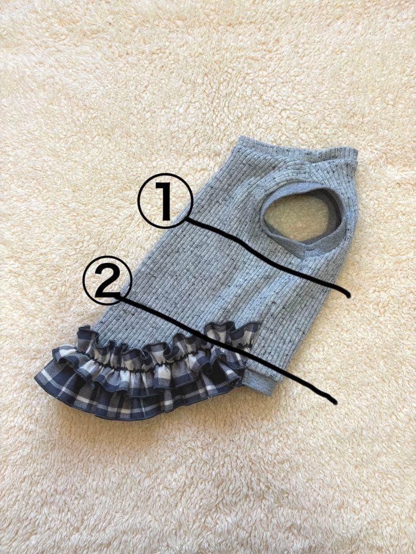ハンドメイド　犬服　mumu
