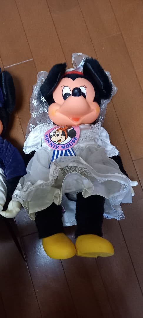 ミッキーミニーヴィンテージぬいぐるみ