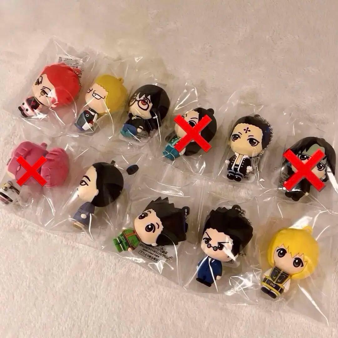 hunter×hunter 立体ラバーマスコット　9点セット