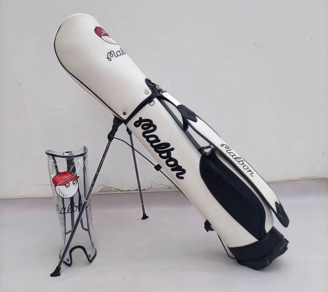 マルボン ゴルフmalbon golf キャディバッグ セルフスタンド 3分割