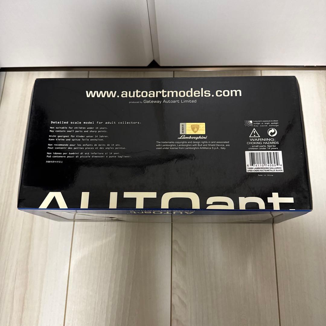 Autoart 1/18 ランボルギーニ ガヤルド lp560-4 ブラック
