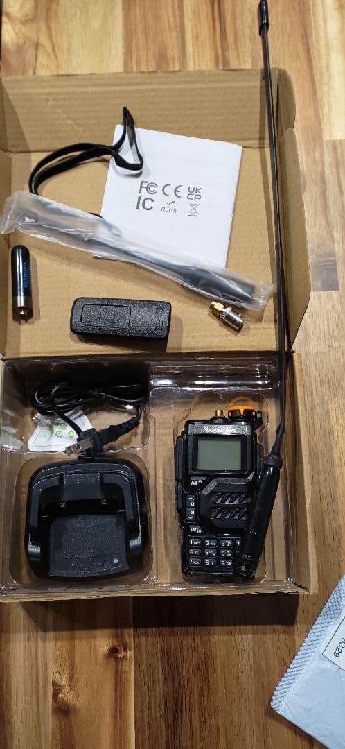 HF改造 UV-K5 V5 受信専用 広帯域 150kHz〜1300mhz