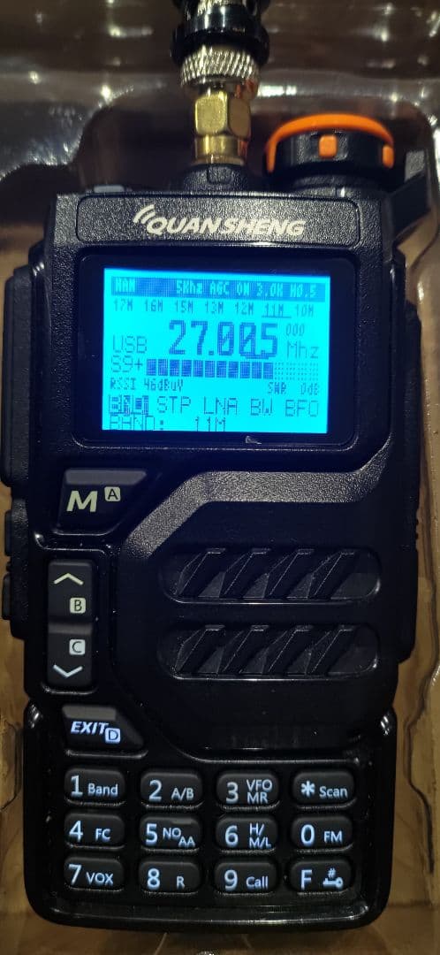 HF改造 UV-K5 V5 受信専用 広帯域 150kHz〜1300mhz
