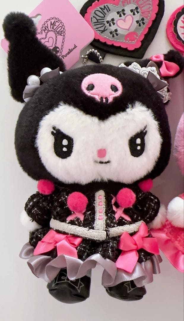 マイメロディ&クロミ　サンリオ　ピューロランド限定　アニバーサリー　マスコット