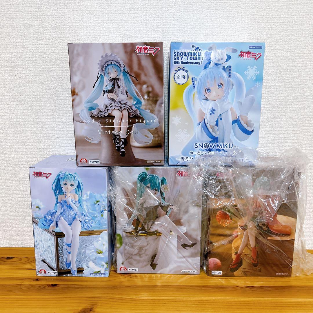 初音ミク 雪ミク　Flower Fairy ぬーどるストッパーフィギュア