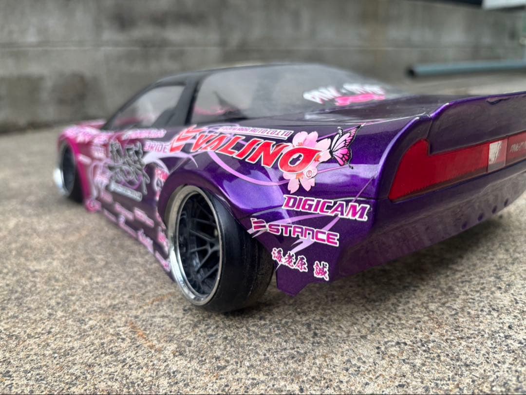 10/1 ラジコンボディー　NSX ロケットバニー　ラジドリ