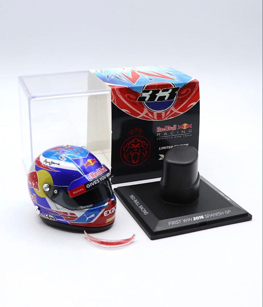 フェルスタッペン別注 2016年 レッドブルレーシング ヘルメットF1初優勝