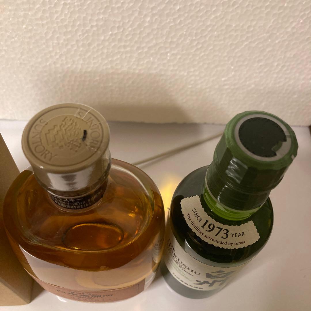 サントリー 白州 蒸留所限定 ウィスキー 300ml＆白州180ml