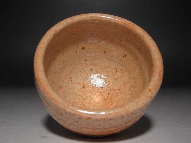★　加藤唐九郎　志野盃　温かみのある一品★x503