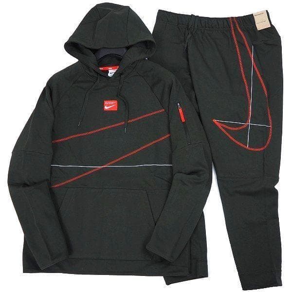 C新品 2XL ナイキ 上下セット ビッグスウッシュ セットアップ