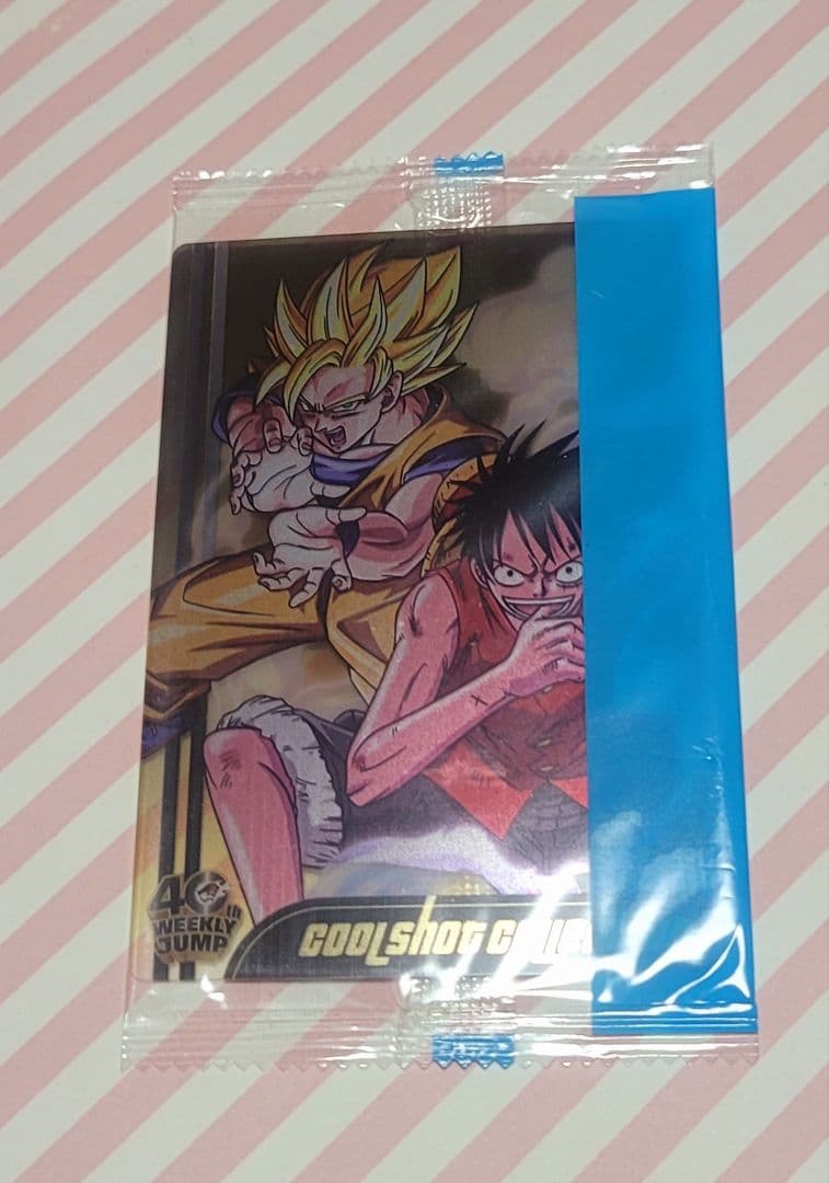 ドラゴンボール 森永 孫悟空 ルフィ 40周年 ウエハース カード