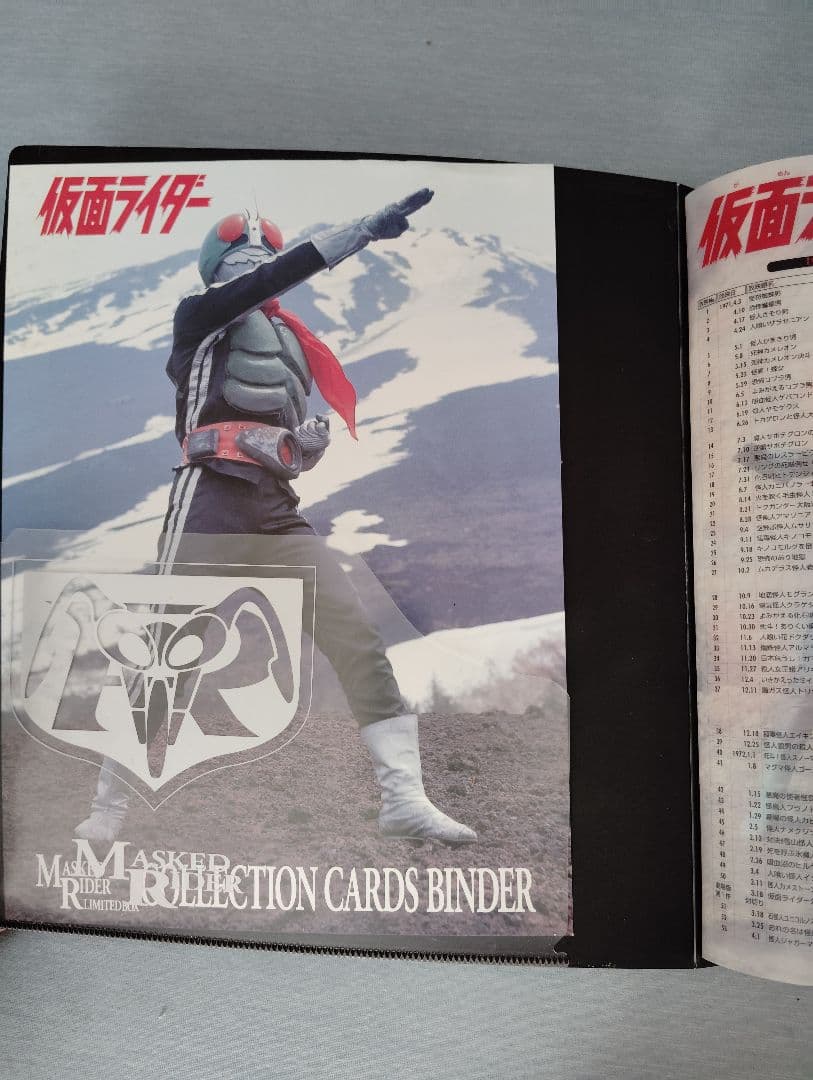 ◆必見◆旧仮面ライダーカード546枚（復刻版）+専用アルバム