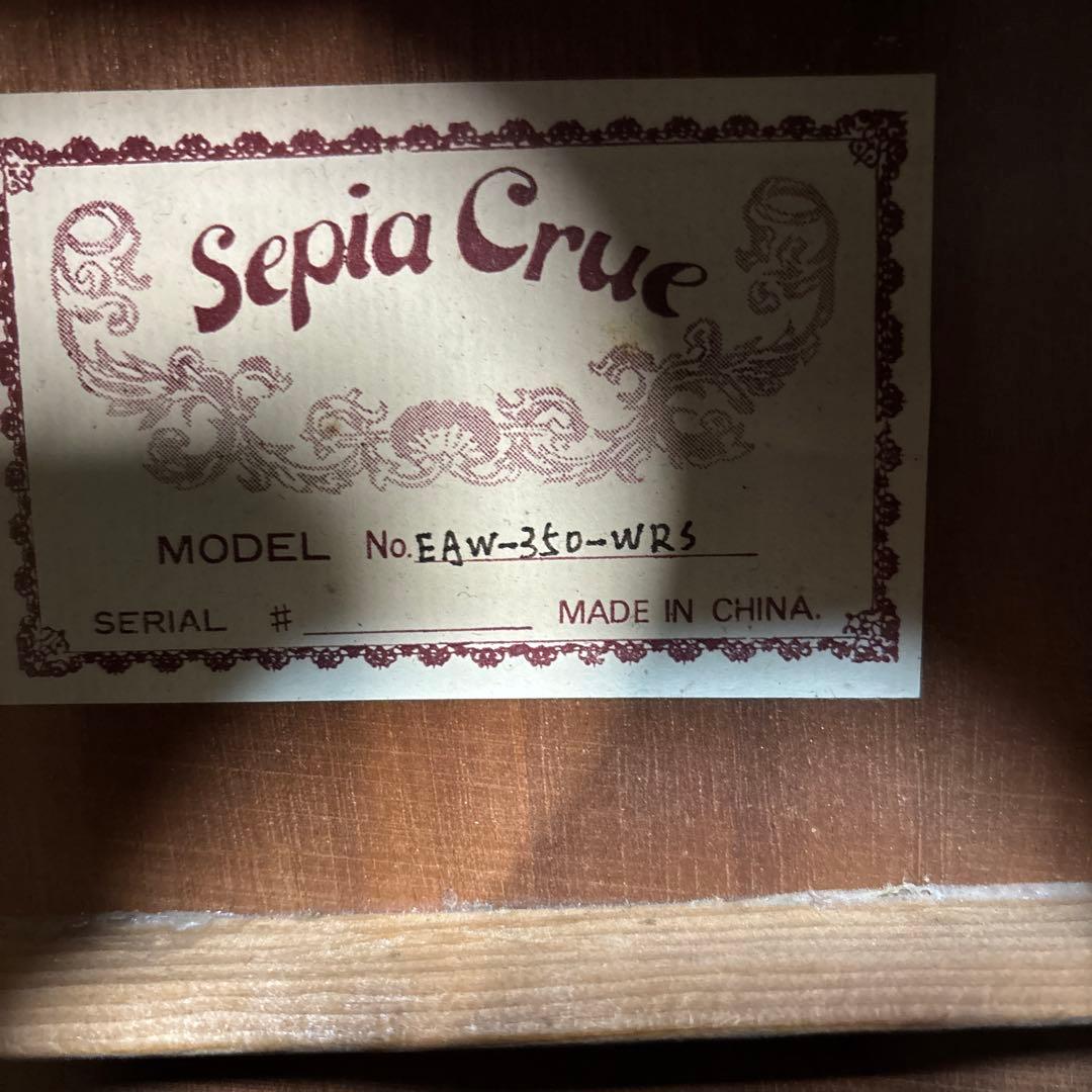 値下げ！Sepia Crue EAW350-WRS エレアコ　小ぶり新品弦❗️
