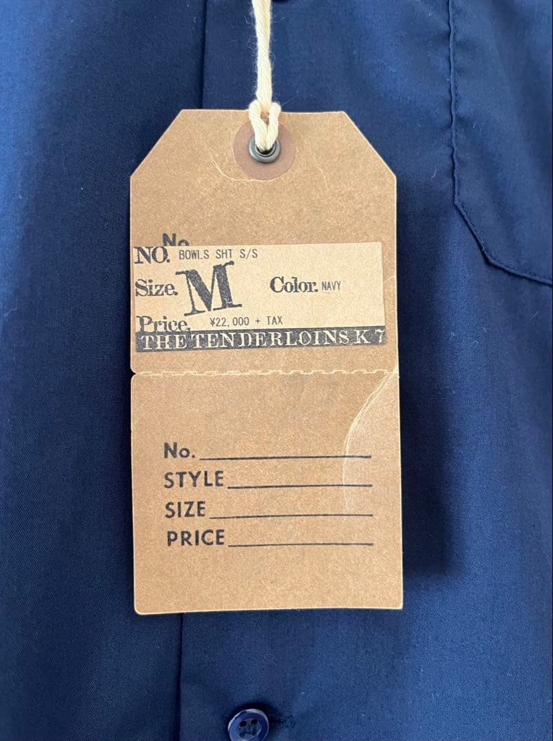 美品 TENDERLOIN BOWLS SHT S/S ボーリングシャツ M
