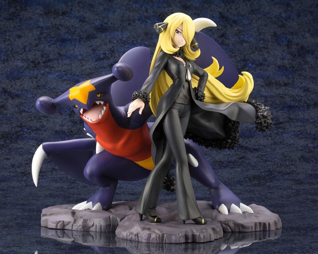 ポケモン ARTFX J シロナ with ガブリアス 色紙付き/コトブキヤ