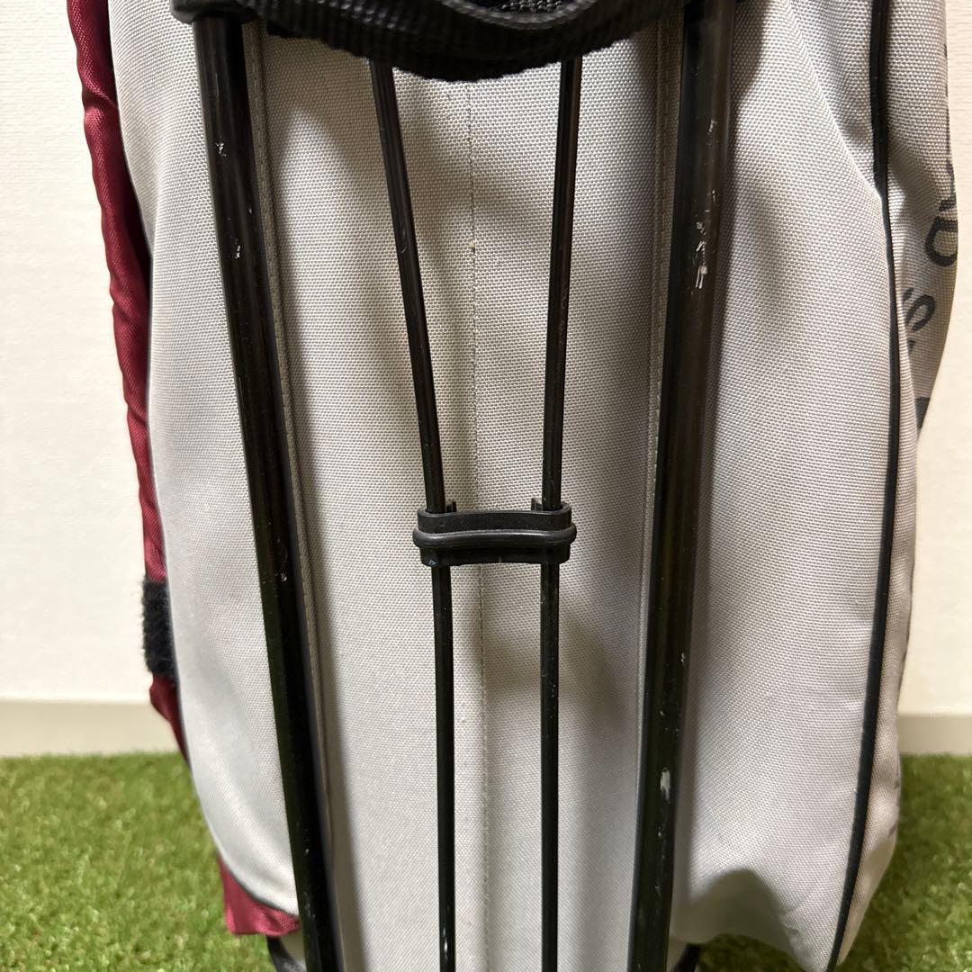 希少 PRGR プロギア キャディバッグ スタンド式 ビンテージ