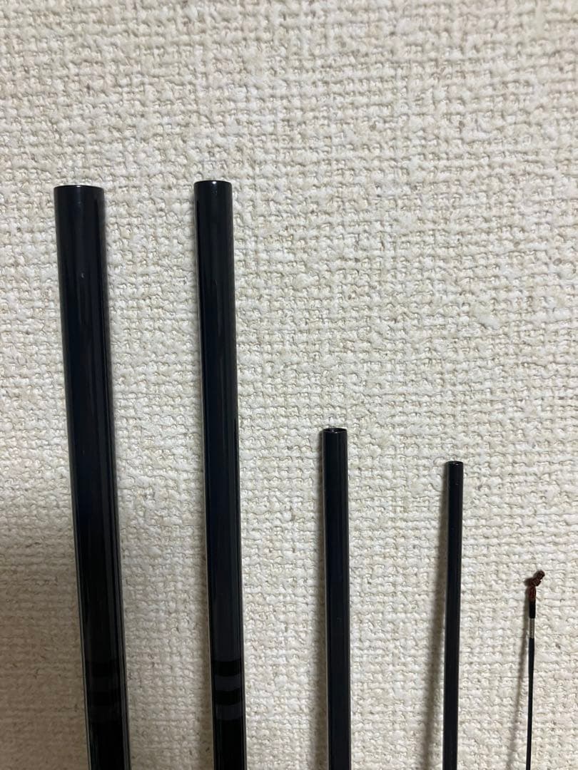 ヘラブナ竿 カーボン製 5本継ぎ ブラック