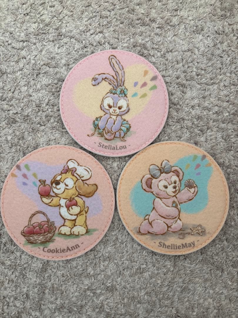 ディズニー フィルドウィズ ダッフィー ステラルー ドーナツ コースター 新品