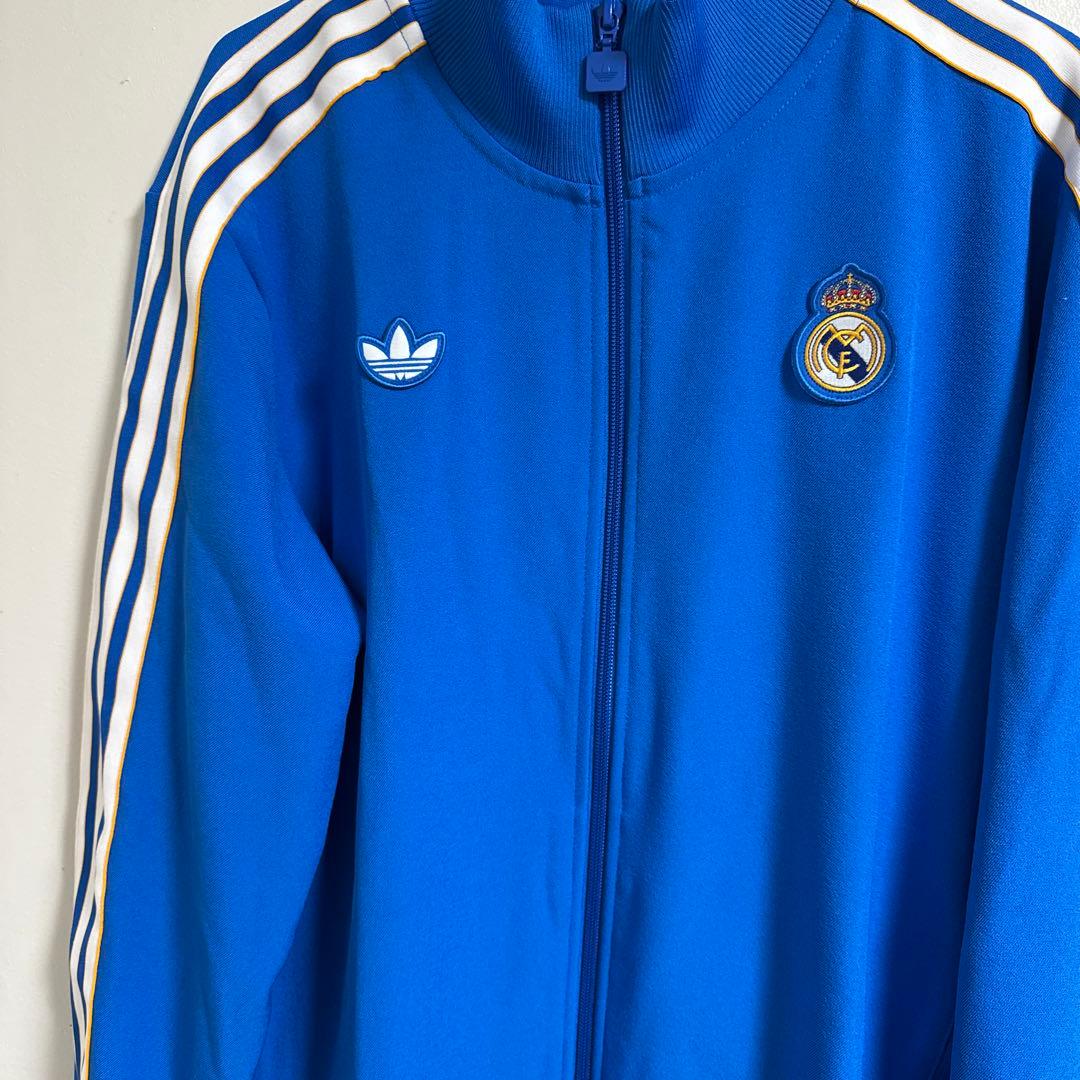 レアル・マドリード adidas ジャケット 青 size L