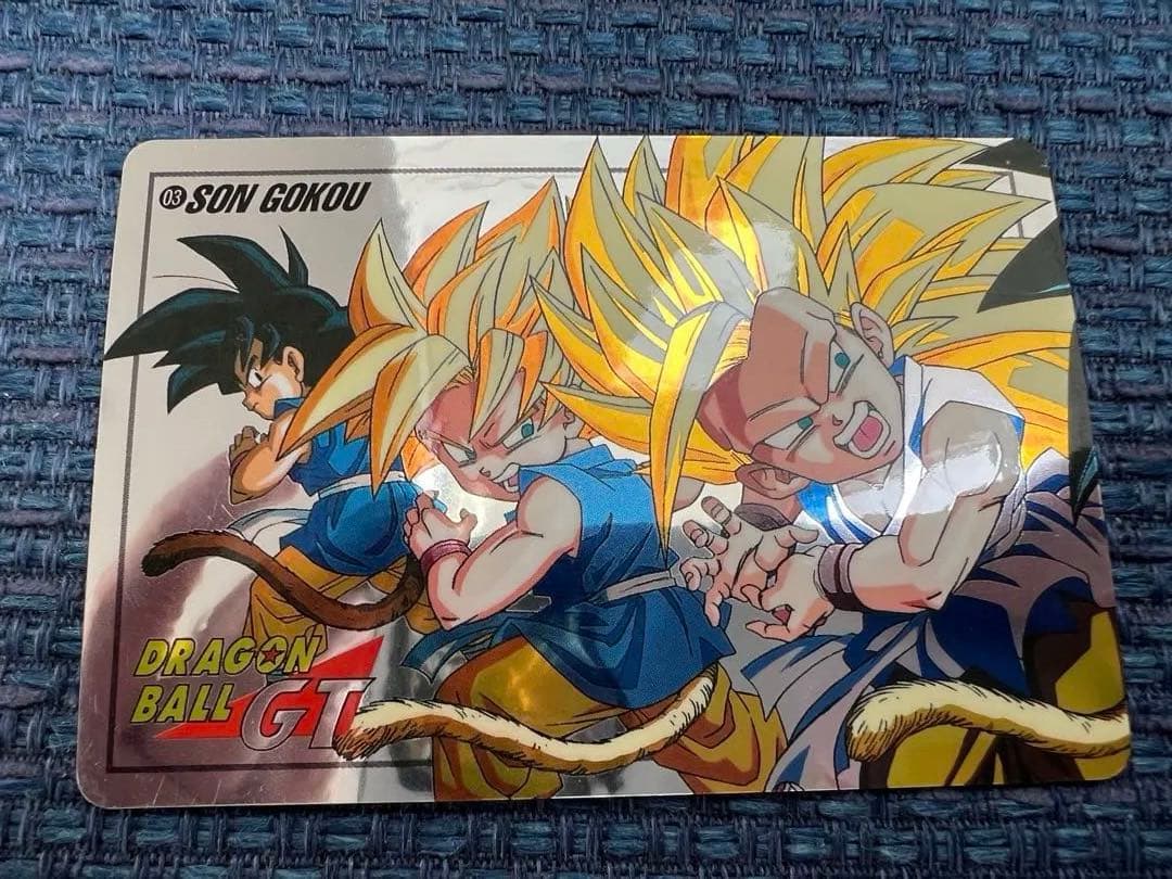 【早い者勝ち】ドラゴンボールGT孫悟空　2枚&サイヤ人4悟空【当時品】