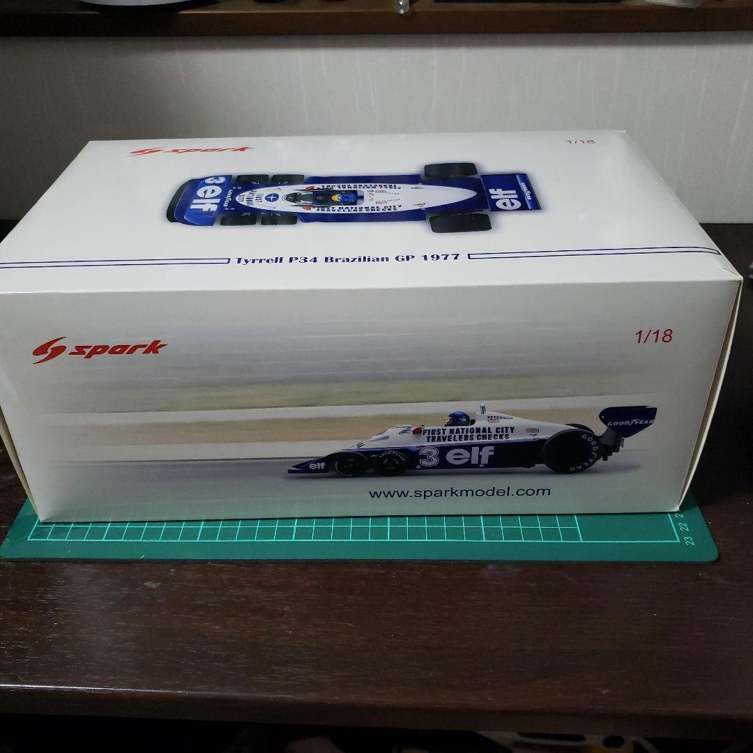 スパーク１/18TyrrellP34　Brazilian　GP1977