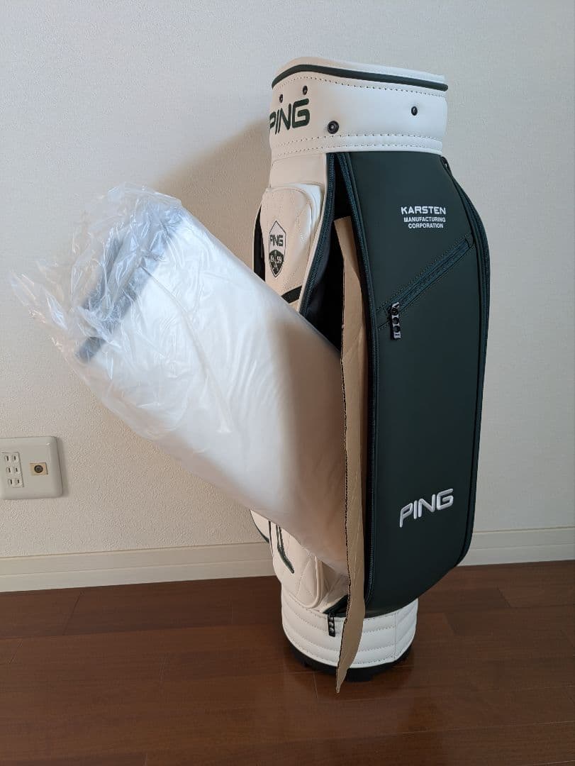 PING ピン 未使用 キャディバッグ ホワイト・グリーン