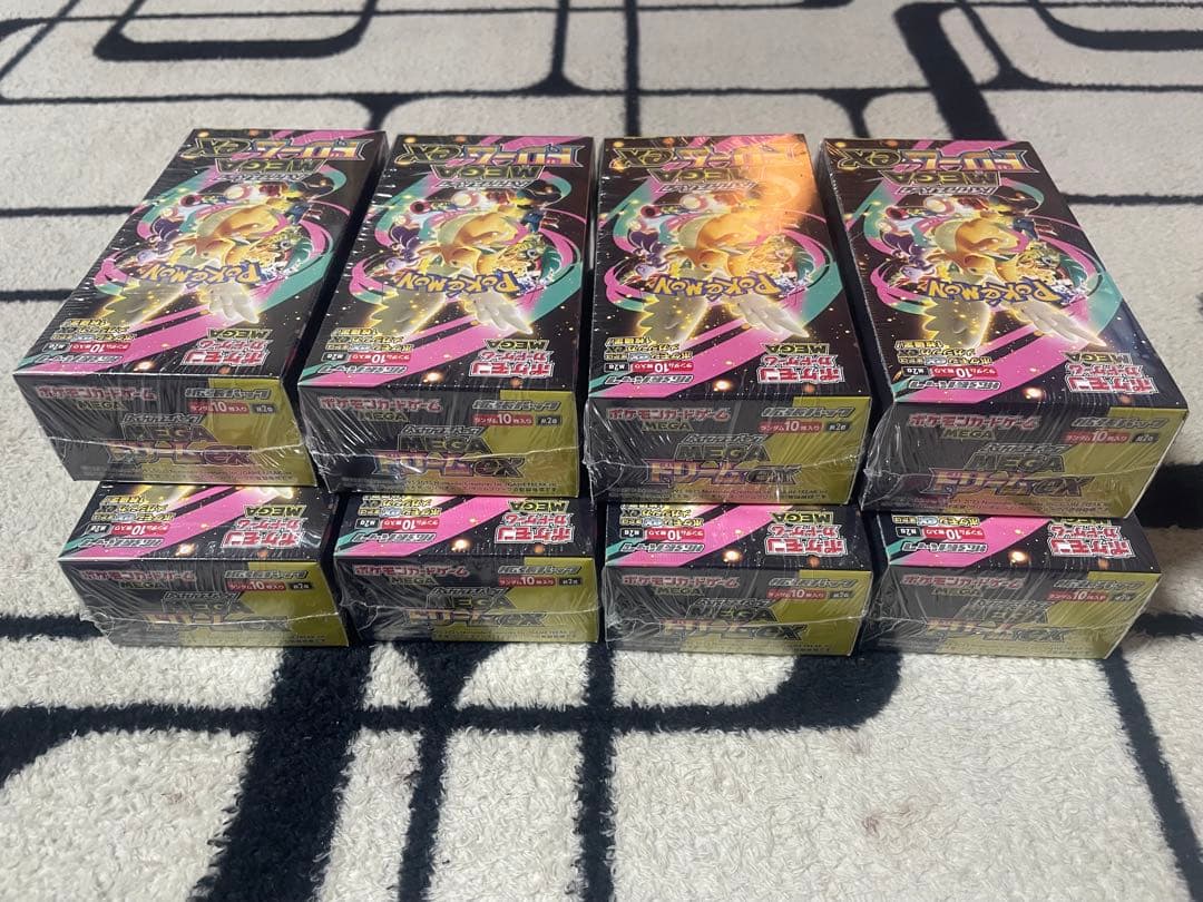 ポケモンカード メガドリームex 8BOX 。新品未開封 シュリンク付き